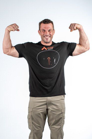 Primary Arms ACSS 5.56 - 5.45 - .308 crew neck tshirt black